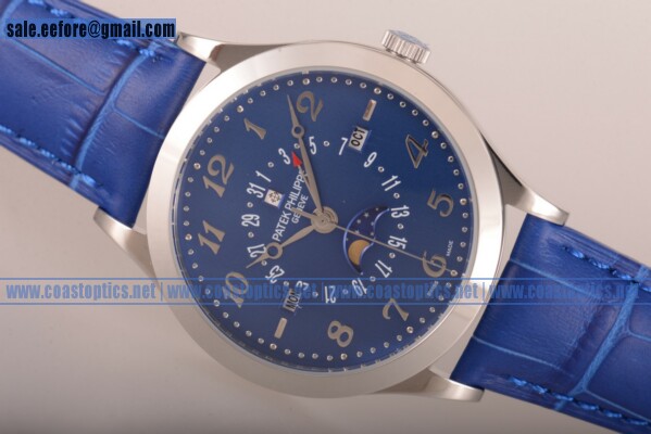 Patek Philippe Grand Complications Watch Steel 5398 blu Replica